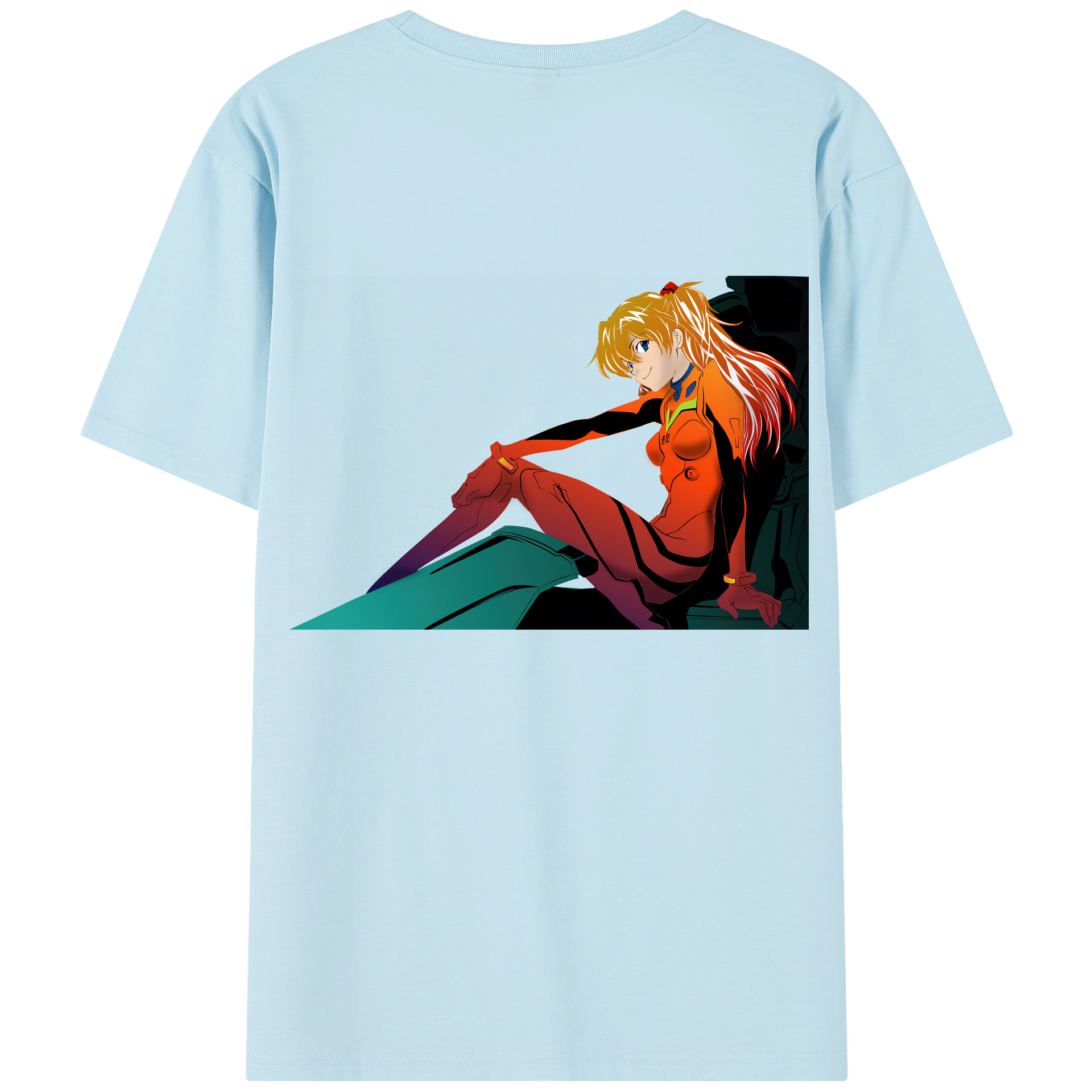 （画像用） EVA 新世紀エヴァンゲリオン 綿100％半袖Tシャツ（背面プリント）